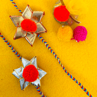 Handmade Flower Rakhi