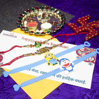 Cute Rakhi Combo of 4