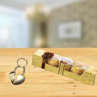 Keychain and Chocolate Combo