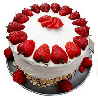 Valentine 5 Star Hotel Strawberry Cake