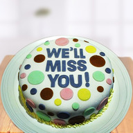 Miss You Farewell Cake