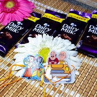 Chhota Bheem Rakhi Set With Chocolates 