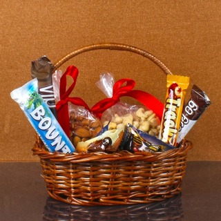 Imported Chocolates and Dry Fruit Basket