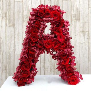 Alphabet Flower Love