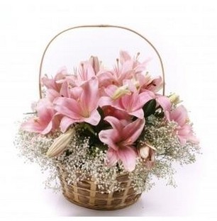 Lilies in a Basket