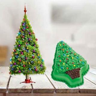 Christmas Tree & Cake