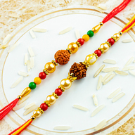 Rudraksha Rakhi Combo