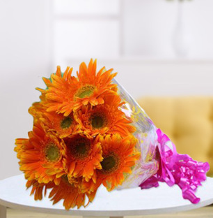 Orange Gerbera Bouquet