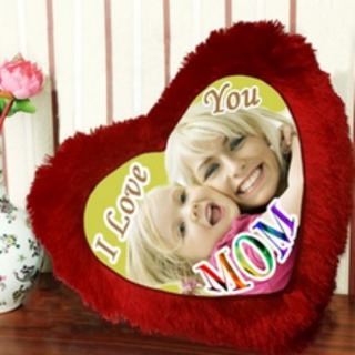 Personalised Heart Cushion for Mom