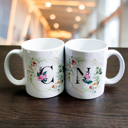 Personalised Initials Mug Set