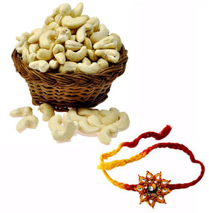 Cashew Nuts with 2 Rakhis