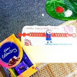 PM Shri Narendra Modi JI Band Rakhi With Chocolates 