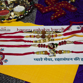 OM Rakhi Combo of 5
