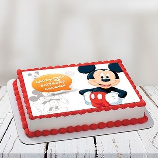 Mickey Photo Cake