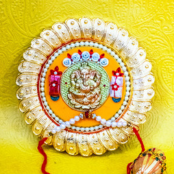 Traditional Rakhi Thali