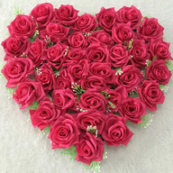 Valentine Red Roses Heart - Large