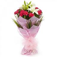 Valentine Lilies and Carnations