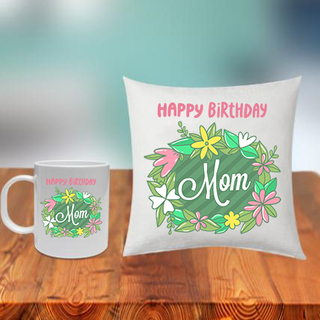 Mom Cushion Mug Set