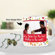 Ben 10 Rakhi with Rakhi Photo Mug