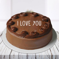 Valentine chocolate cake