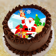 Christmas Photo Cake
