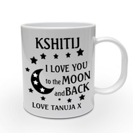 Love to the Moon Personalised Mug