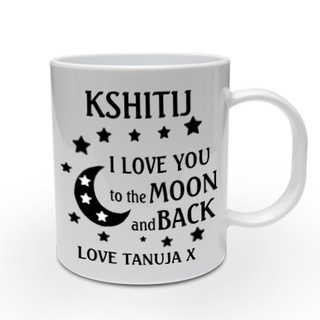 Love to the Moon Personalised Mug