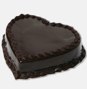 Heart Chocolate Cake