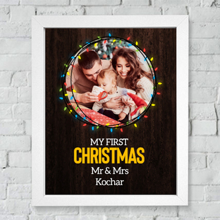 Personalised Christmas Photo Frame