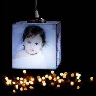 Personalized Cube Hanging Light