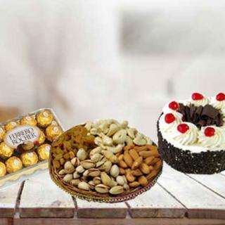 Chocolate, Cake & Dry Fruits