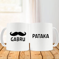 Valentine Gabru and Pataka Couple Mug