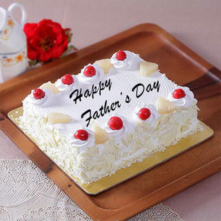 Fathers Day Square Pineapple Cake