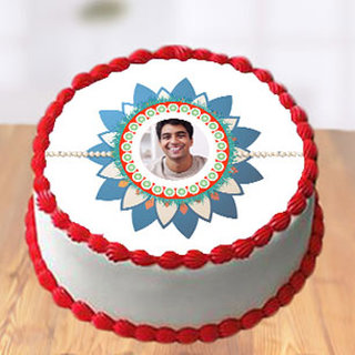 Bhaiya Photo Cake for Rakhi