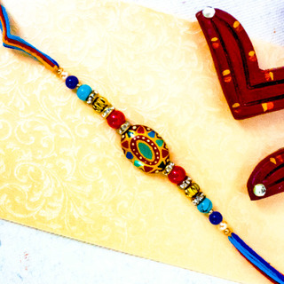 Exquisite Stone Rakhi