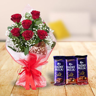 Red Roses and Dairy Milk Silk