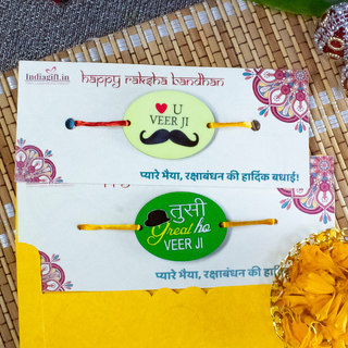 Great Veerji Rakhi Set