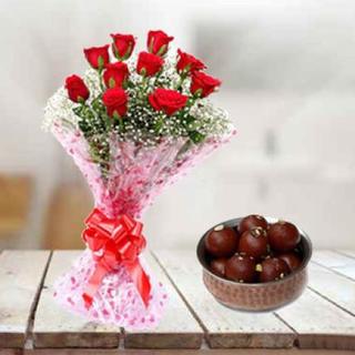Gulab Jamun & Roses