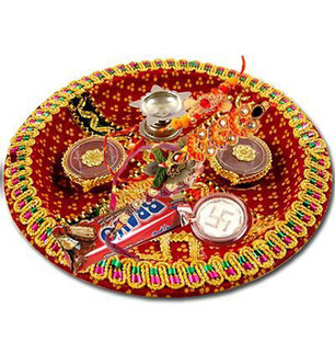Rakhi Thali 19 cm