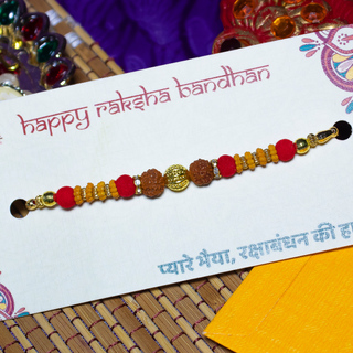 Rudraksh Moti Rakhi