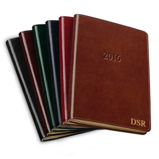 New Year Leather Diary