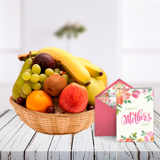 Mothers Day Fruits and Card