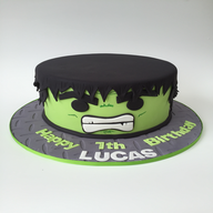 Hulk Fondant Cake