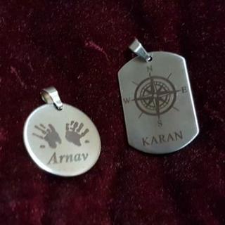 Name Metal Pendant