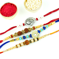 OM Rakhi Combo of 4