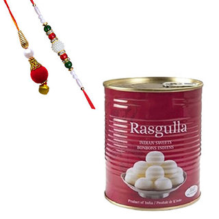 Rasgulla Tin with Lumba Rakhi