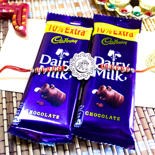 Shri Rakhi with Dairy Milk Chocolates