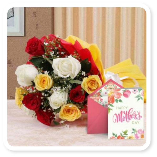 Mix Flowers and Card
