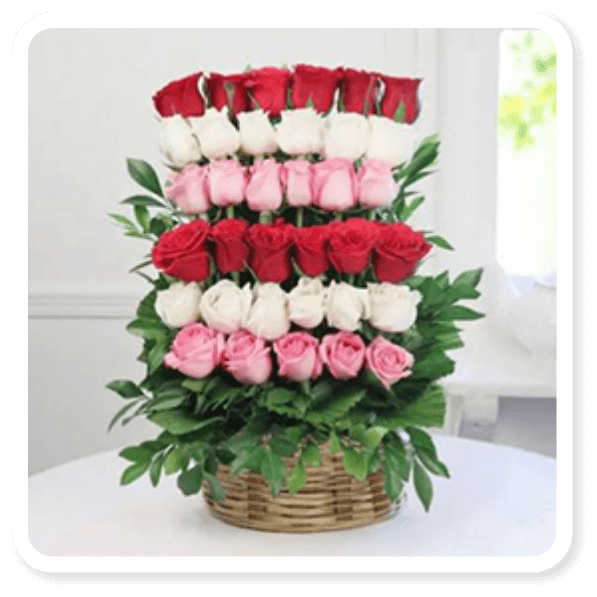 Mixed Roses Arrangement