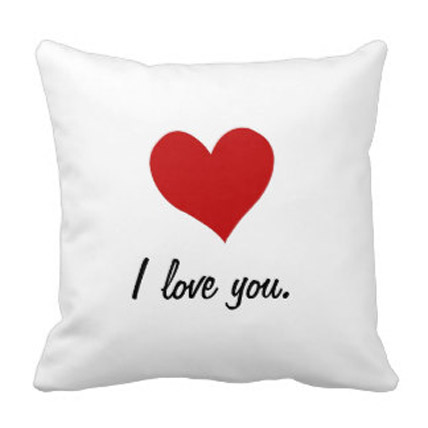 I Love You Cushion